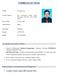 CURRICULUM VITAE ACADEMIC QUALIFICATIONS: EMPLOYMENT AND RESEARCH EXPERIENCE: NAME : Dr. Sardar ali