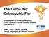 The Tampa Bay Catastrophic Plan Presentation to CFGIS Users Group FDOT District 5 Urban Offices - Orlando July 30, 2010