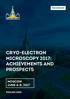 CRYO-ELECTRON MICROSCOPY 2017: ACHIEVEMENTS AND PROSPECTS
