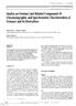 Studies on Fentanyl and Related Compounds IV. Chromatographic and Spectrometric Discrimination of Fentanyl and its Derivatives