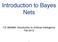 Introduction to Bayes Nets. CS 486/686: Introduction to Artificial Intelligence Fall 2013