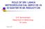 ROLE OF SRI LANKA METEOROLOGICAL SERVICE IN DISASTER RISK REDUCTION