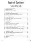 Table of Contents. Science Action Labs. iii