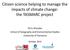 Citizen science helping to manage the impacts of climate change: the TASMARC project