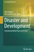 21 Re-Development, Recovery and Mitigation After the 2010 Catastrophic Floods: The Pakistani Experience Sana Khosa