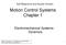 Motion Control Systems Chapter 1