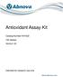 Antioxidant Assay Kit
