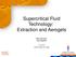 Supercritical Fluid Technology: Extraction and Aerogels
