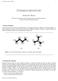 Connexions module: m Stereochemistry. Andrew R. Barron. Figure 1: The two stereo isomers of butane: (a) n-butane and (b) iso-butane.