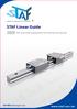 STAF Linear Guide. STAF Linear Guide Integrated Rail for Non Cage Type and Cage Type.