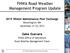 FHWA Road Weather Management Program Update