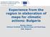 Experience from the region in elaboration of maps for climatic actions: Bulgaria