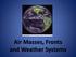 Air Masses, Fronts and Weather Systems