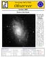 Observer. October Picture of the Month. Astronomy Club of Tulsa. M33 (NGC 598) Type Sc Spiral Galaxy in Triangulum