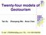 Twenty-four models of Geotourism