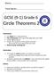 GCSE (9-1) Grade 6. Circle Theorems 2