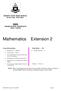 Mathematics Extension 2