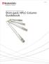 Shim-pack HPLC Column Guidebook