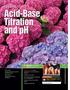Acid-Base Tit ration and ph
