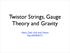 Twistor Strings, Gauge Theory and Gravity. Abou Zeid, Hull and Mason hep-th/