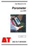 User Manual for the. Porometer. type AP4 DELTA-T DEVICES