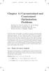Chapter 14 Unconstrained and Constrained Optimization Problems