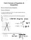 Unit 2 Systems of Equations & Inequalities