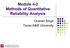 Module 4-2 Methods of Quantitative Reliability Analysis