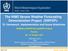 The WMO Severe Weather Forecasting Demonstration Project (SWFDP): its framework, implementation and future directions
