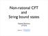 Non-rational CFT and String bound states