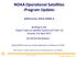 NOAA Operational Satellites -Program Update-