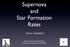 Supernova and Star Formation Rates