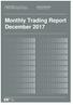 Monthly Trading Report Trading Date: Dec Monthly Trading Report December 2017