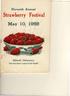 Eleventh Annua1. Strawberry Festival. May 10, Stilwell, Oklahoma. 'The Strawberry Capital of the World'