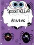 SpookTACULAR. Activities