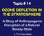Topic # 14 OZONE DEPLETION IN THE STRATOSPHERE