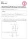Math Module Preliminary Test Solutions