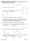 Trigonometry of the Right Triangle Class Work