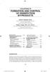 CHAPTER 19 FORMATION AND CONTROL OF DISINFECTION BY-PRODUCTS