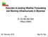 Overview of existing Weather Forecasting and Warning infrastructures in Myanmar