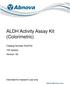 ALDH Activity Assay Kit (Colorimetric)