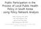 Public Participation in the Process of Local Public Health Policy in South Korea : using Policy Network Analysis