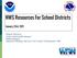 NWS Resources For School Districts