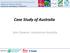 Case Study of Australia