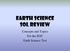 EARTH SCIENCE SOL REVIEW. Concepts and Topics For the EOC Earth Science Test