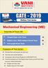 India s No. 1 Institute for GATE, ESE & PSU s. Mechanical Engineering (ME) Chapter/Topic wise Tests 42. Subject wise / Multi Subject Grand Tests 26