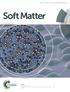 Soft Matter. Volume 11 Number 5 7 February 2015 Pages
