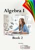 Algebra I. Book 2. Powered by...
