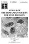 ANNALS OF THE ROMANIAN SOCIETY FOR CELL BIOLOGY