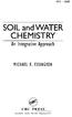 SOIL and WATER CHEMISTRY